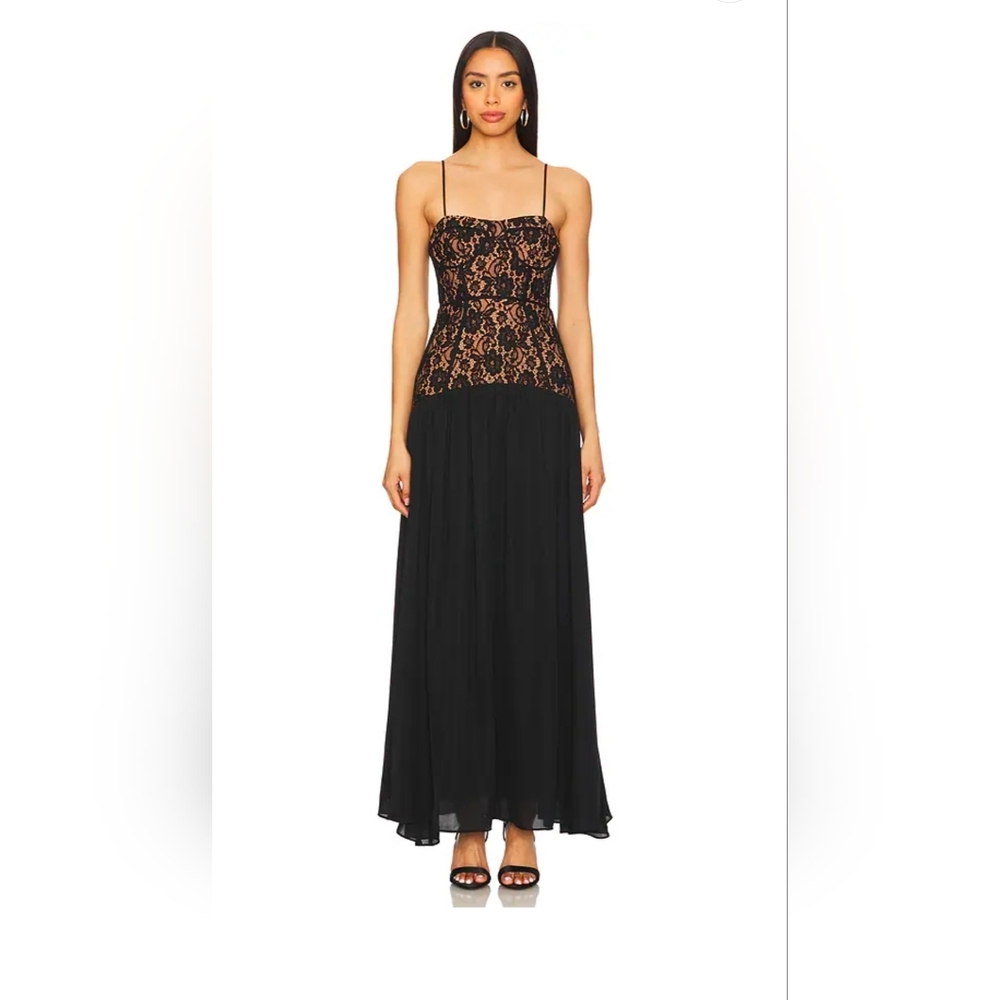 Cami NYC Corsica ​Lace Bodice Maxi Dress Sz 4 Nwt